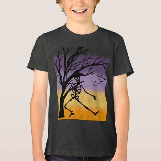 Halloween - Too Cute To Boo Tri-Blend Shirt (Front)