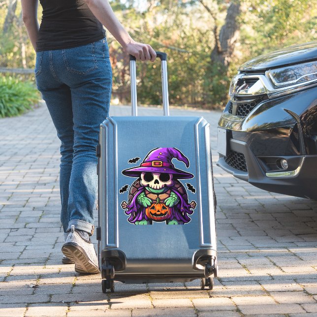 Halloween Tortoise Turtle Witch Hat Costume Spooky (Suitcase Insitu)
