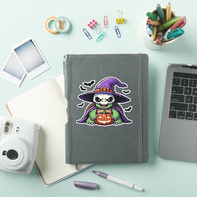 Halloween Tortoise Turtle Witch Hat Costume Spooky (iPad Cover)