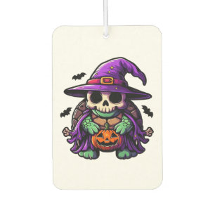 Halloween Tortoise Turtle Witch Hat Costume Spooky Car Air Freshener