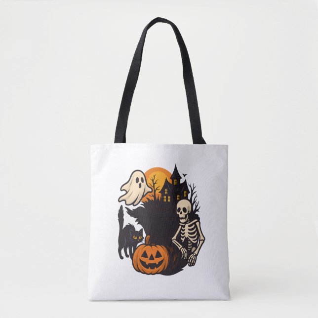 Halloween  tote bag (Front)