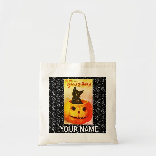HALLOWEEN TOTE BAG CUSTOMIZABLE FOR CHILD (Front)
