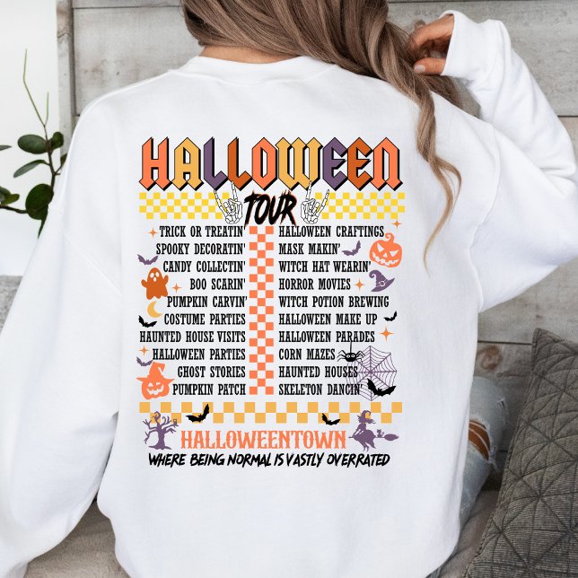 Halloween Tour Trick or Treating Spooky Sweatshirt (Creator Uploaded)