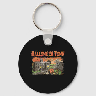 Halloween Town EST 1998 Halloween Party Cute Hallo Key Ring