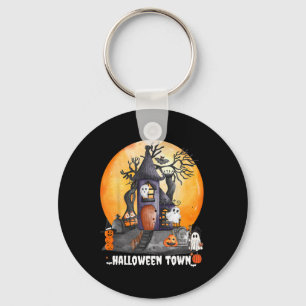 Halloween Town Party Cute Halloween Key Ring