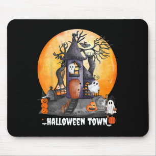 Halloween Town Party Cute Halloween Mouse Pad