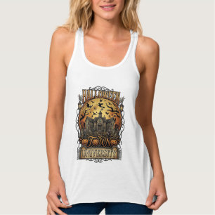 Halloween Town University Haunted Mansion Spooky C Singlet