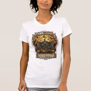 Halloween Town University Haunted Mansion Spooky C T-Shirt