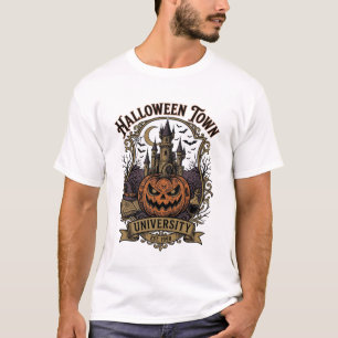 Halloween Town University Pumpkin Castle Spell Boo T-Shirt