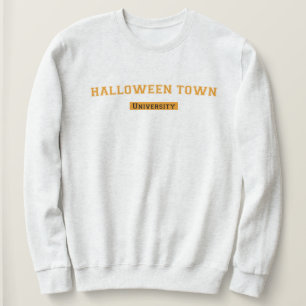 Halloween Town University White Sweatshirt Women's