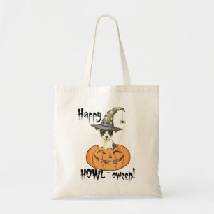 Halloween Toy Fox Terrier Tote Bag