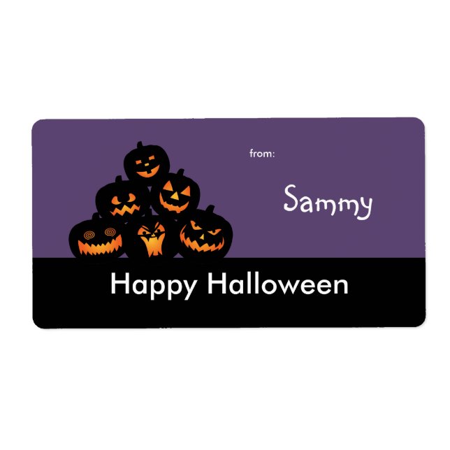Halloween Treat Bag Label (Front)