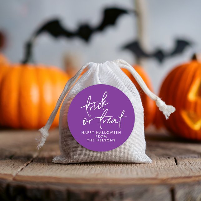 Halloween treat bag sticker (Creator Uploaded)