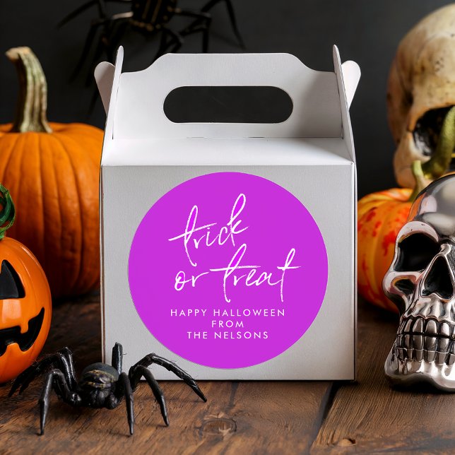 Halloween treat bag sticker (Creator Uploaded)