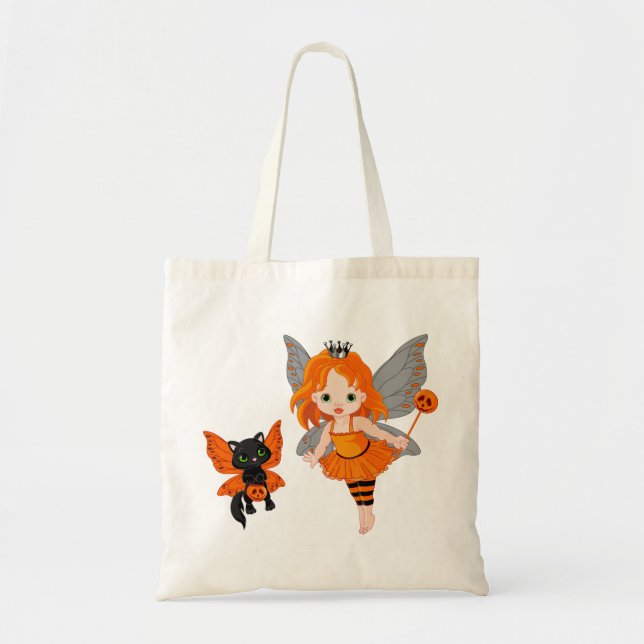 Halloween Treat Candy Fairy Gift Tote Bag (Front)