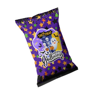 Halloween Treat Chip Bag Wrappers Party Favours Notepad