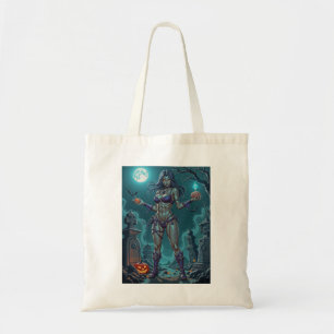Halloween Treat or Zombie Girlfriend w Brains Tote Bag
