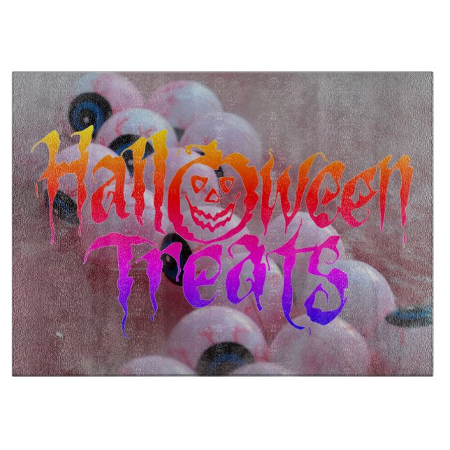 Halloween Treats Cutting Board (Front)