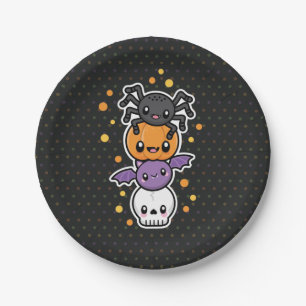 Halloween Treats paper plates