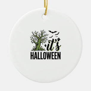 Halloween Tree Its Halloween Vintage Spooky_1 Ceramic Tree Decoration