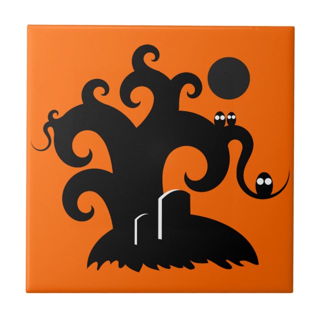 Halloween Tree Tile (Front)