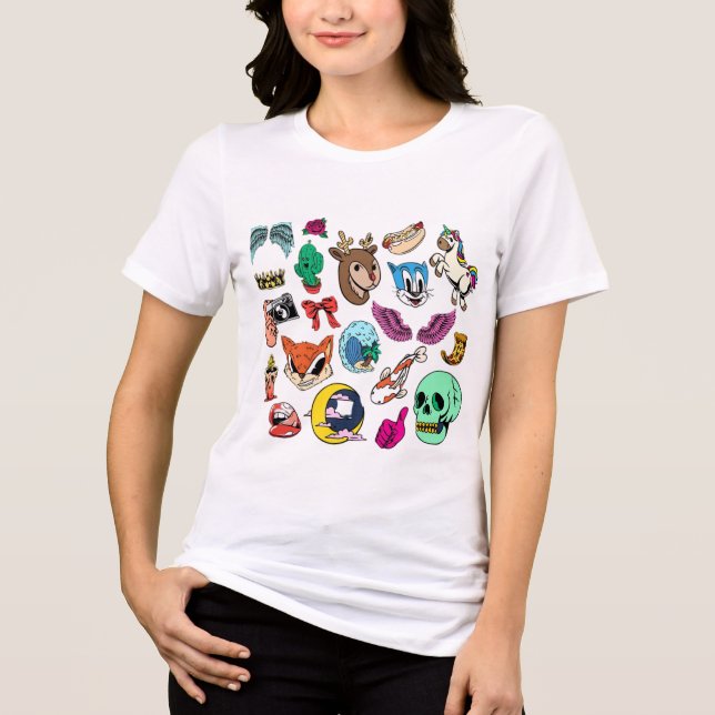 Halloween  Tri-Blend shirt (Front)