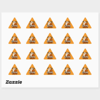 Halloween Triangle Sticker
