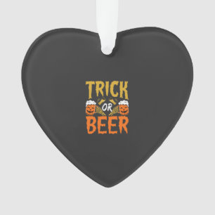 Halloween Trick or Beer Skeleton Hands Ornament