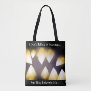 Halloween Trick or Treat Bag- Skullnskin Graphics Tote Bag