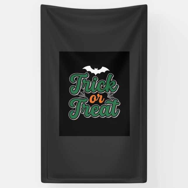 Halloween Trick or Treat Bat Web Design_1 Banner (Vertical)