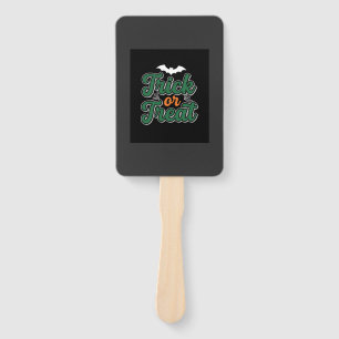 Halloween Trick or Treat Bat Web Design_1 Hand Fan