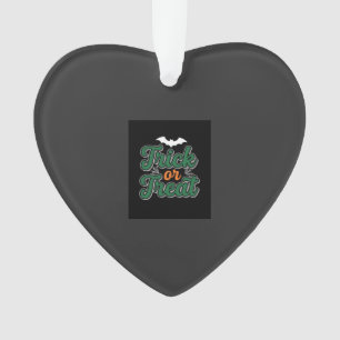 Halloween Trick or Treat Bat Web Design_1 Ornament