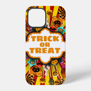 Halloween Trick or Treat Candy and sweets. Autumn iPhone 12 Case
