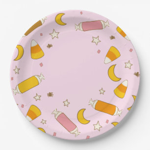 Halloween Trick or Treat Candy Classics Party  Paper Plate