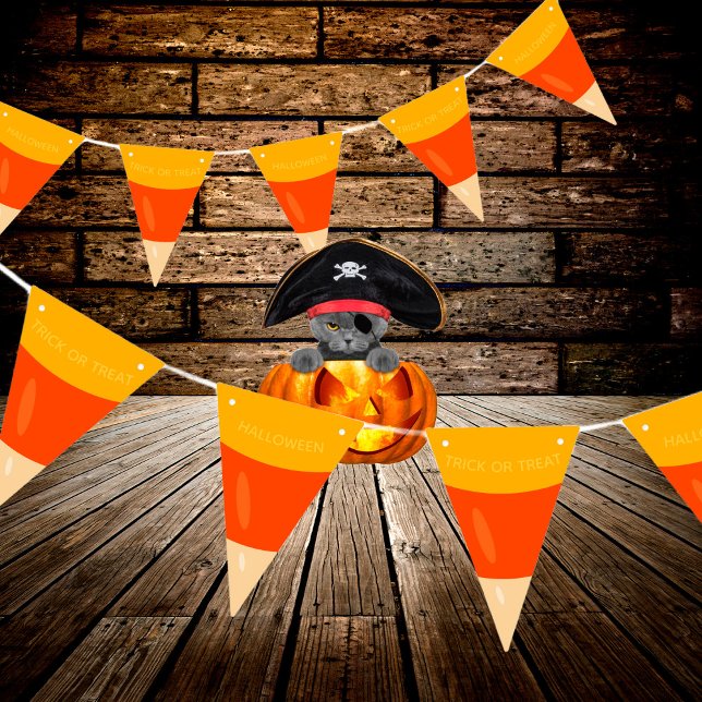 Halloween Trick or Treat Candy Corn Bunting (Creator Uploaded)