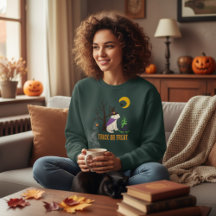 Halloween Trick or Treat Crewneck Sweatshirt