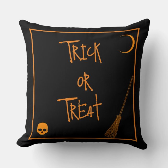 Halloween Trick or Treat  Cushion (Front)