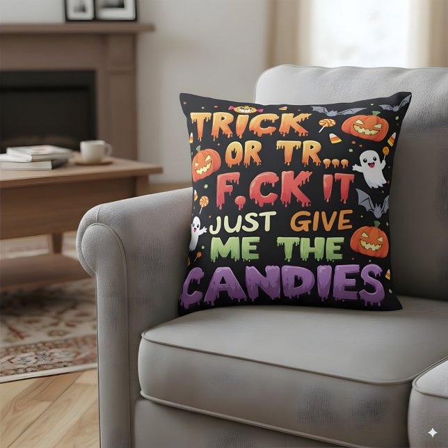 Halloween Trick or Treat Cushion (Creator Uploaded)