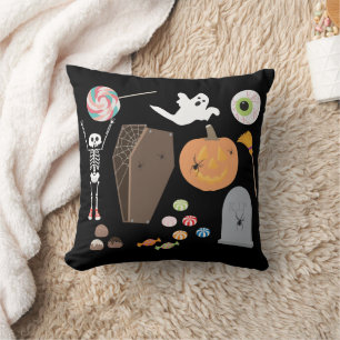 Halloween Trick or Treat Cushion
