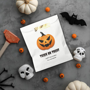 Halloween Trick or Treat – Custom Jack-o'-lanterns Favour Bags