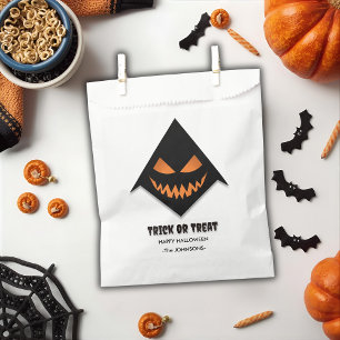 Halloween Trick or Treat  – Custom Scary Face Favour Bags