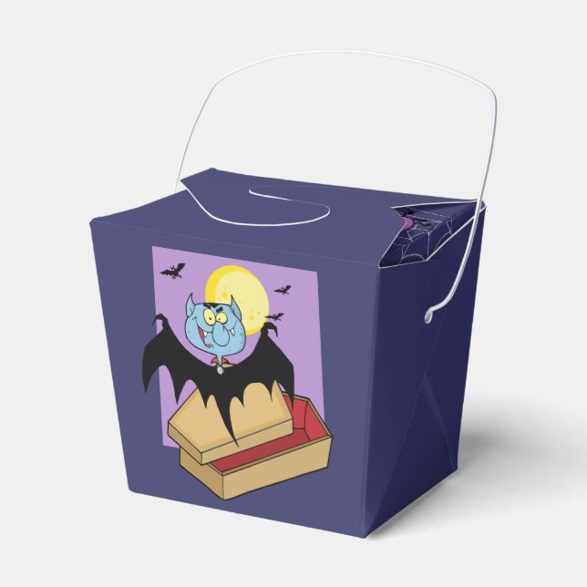 Halloween Trick or Treat Favour boxes peronalized (Front Side)