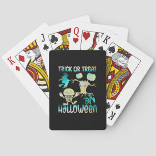 Halloween Trick Or Treat Halloween Playing Cards