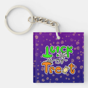 Halloween Trick or Treat Key Ring