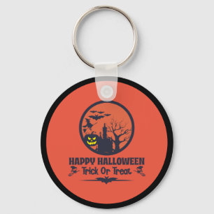 Halloween Trick Or Treat   Key Ring
