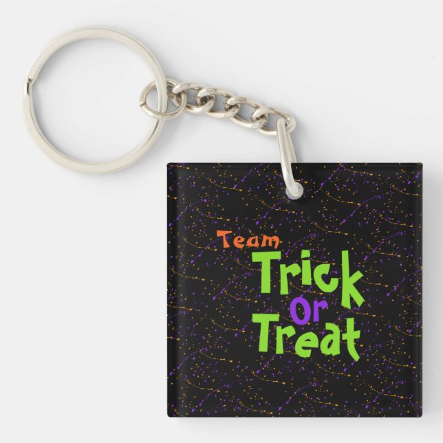 Halloween / Trick or Treat / Key Ring (Front)