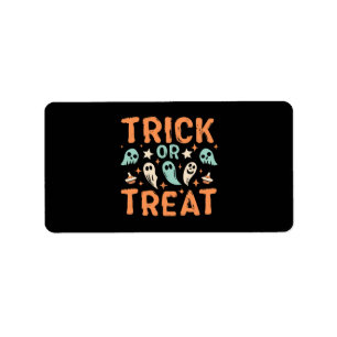 Halloween Trick or Treat Label