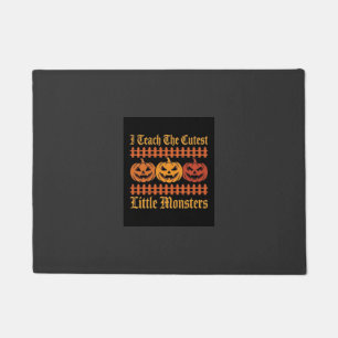 Halloween Trick Or Treat Little Monsters Pumpkin D Doormat
