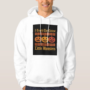 Halloween Trick Or Treat Little Monsters Pumpkin D Hoodie