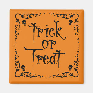Halloween Trick or Treat Magnet